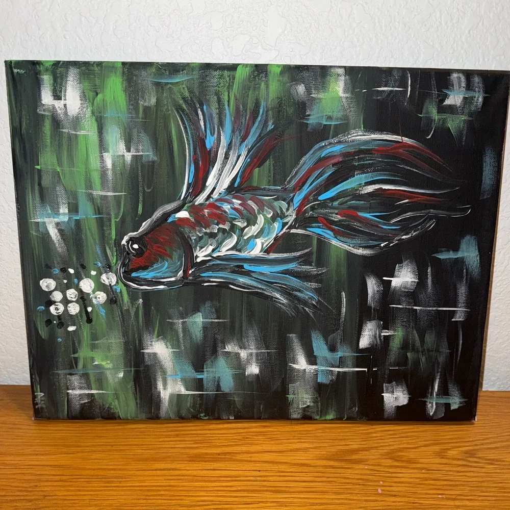 Colorful Fish Art Canvas